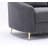 Yuina Gray Linen Loveseat
