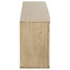 Buffet 4 portes en chêne beige