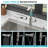 30" Drop-In Kitchen Sink With Pull-Out Faucet And Soap Dispenser - 30 X 22 X 10 Inch Single Bowl 16 Gauge Stainless Steel Topmount Kitchen Sink Basin