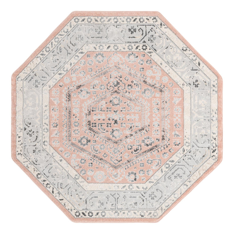 Edson Oriental Indoor Rug, Octagon 7' x 7'
