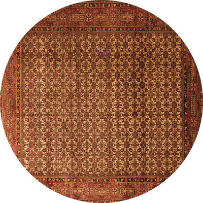 Tapis oriental en laine et polyester tissé à la machine 8 pi Owin
