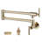 Commercial Wall Mount Brass Pot Filler Faucet with Double Joint Swing Arms-95097455