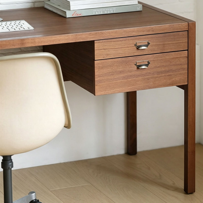 bureau stable de style italien, Brun, H 29,53 po x l 55,12 po x P 23,62 po