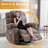 Oversized Massage Swivel Recliner Chair With Lumbar Heating For Living Room Rocker Recliner With Cup Holders And USB Charge Port, For Adult-1898071950
