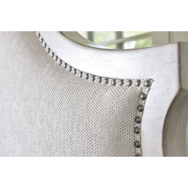 King Upholstered Tufted Metal Frame Headboard