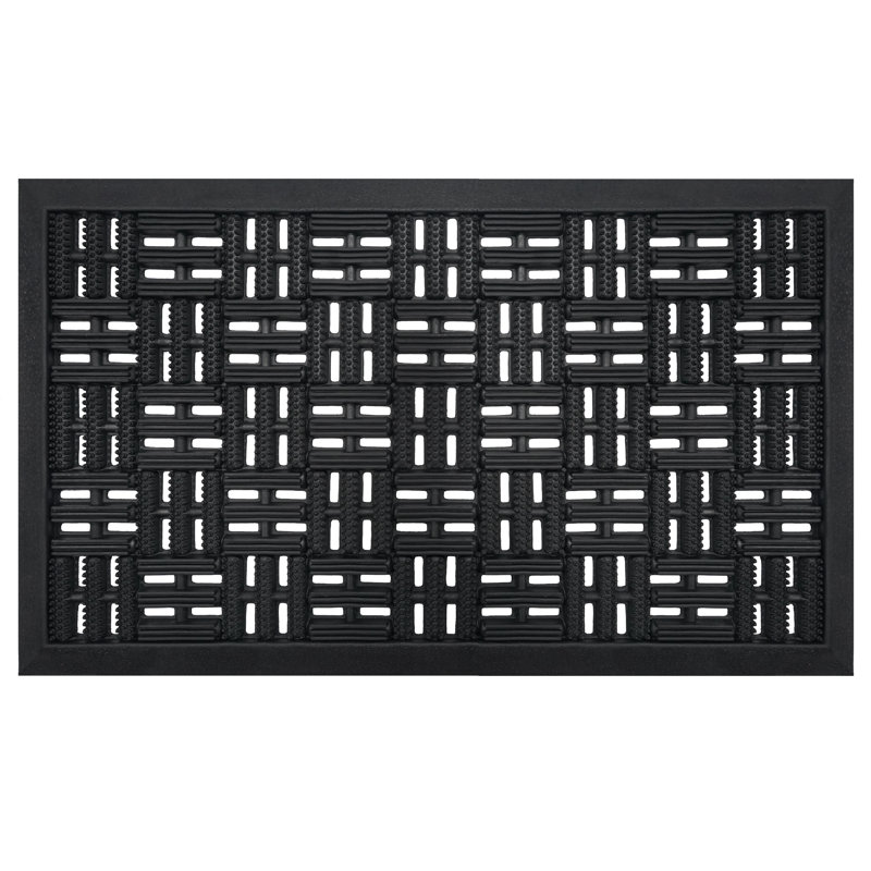 Rectangle Rubber Door Mat, 36" W x 60" L