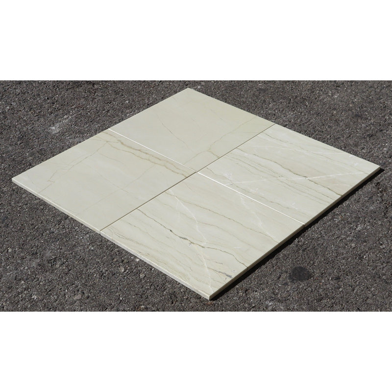 Verde Aquamarine 12" x12" Marble Vintage/Marble Look Wall & Floor Tile