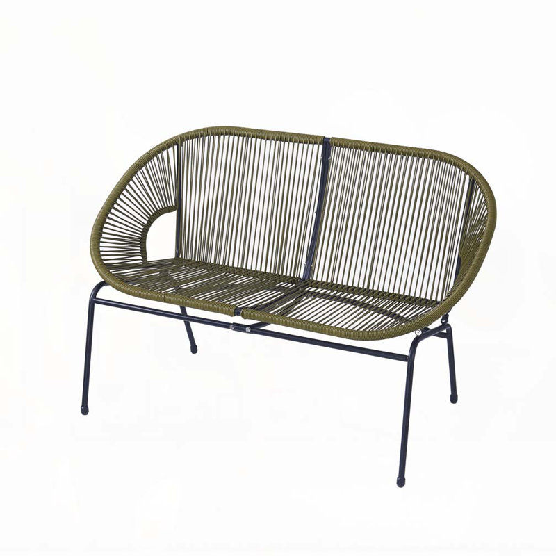 52" Outdoor Paito Loveseat Sofa