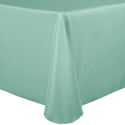 Oval Polyester Linen Tablecloth