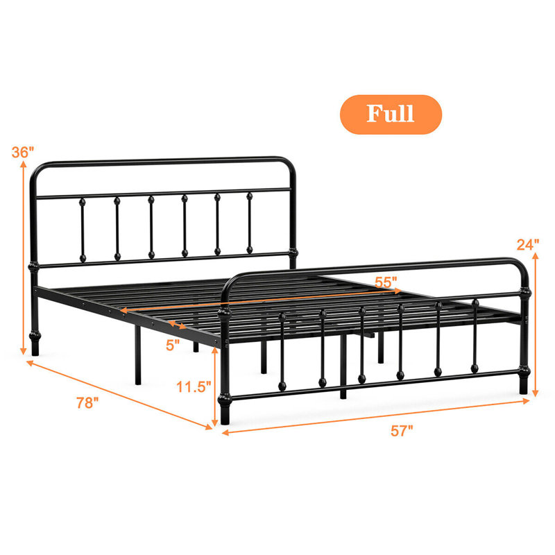 Grand lit plateforme