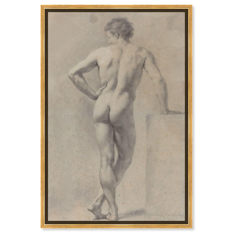 «Unveiling Extase», toile classique par Art Remedy, Cadre doré, H 16 po x l 11 po