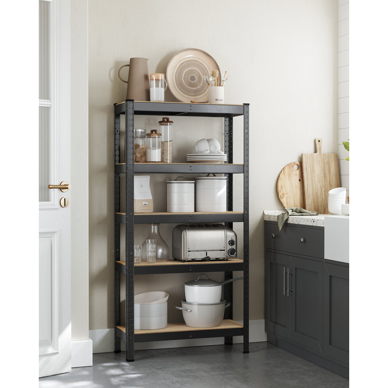 Angarano Steel, Matte Black, 150cm H x 75cm W x 30cm D