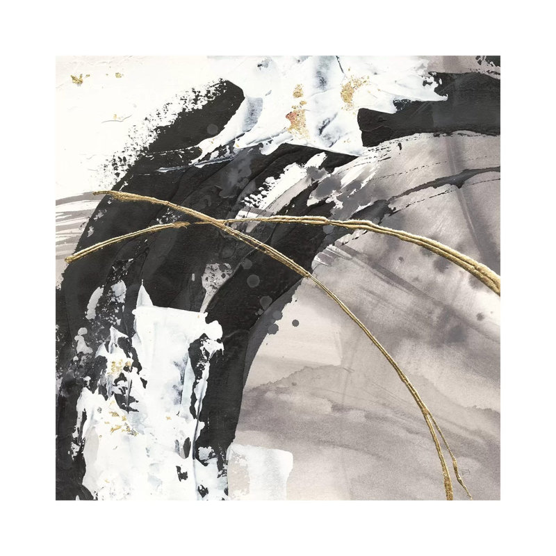 Gilded Arcs II by Chris Paschke - Wrapped Canvas Painting, 93.98 cm H x 93.98 cm W x 1.91 cm D