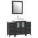 Megara 48'' Single Bathroom Vanity with Engineered Marble Top with Mirror