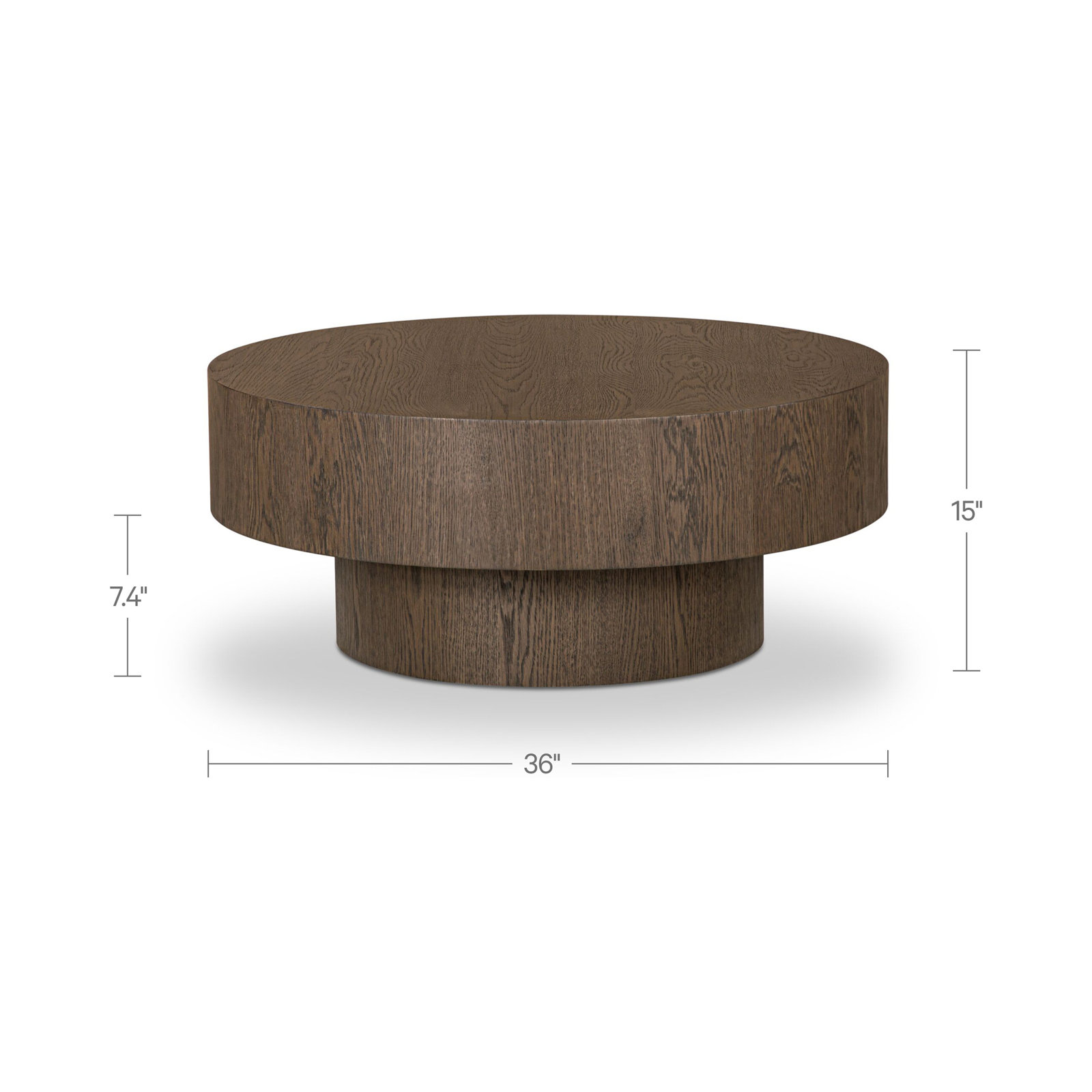 Coffee Table, Dark Brown