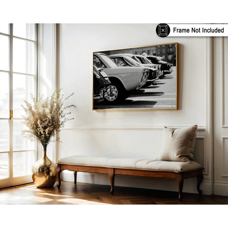Parked Classic Cars, Sans cadre, Affiche, H 16 po x l 20 po