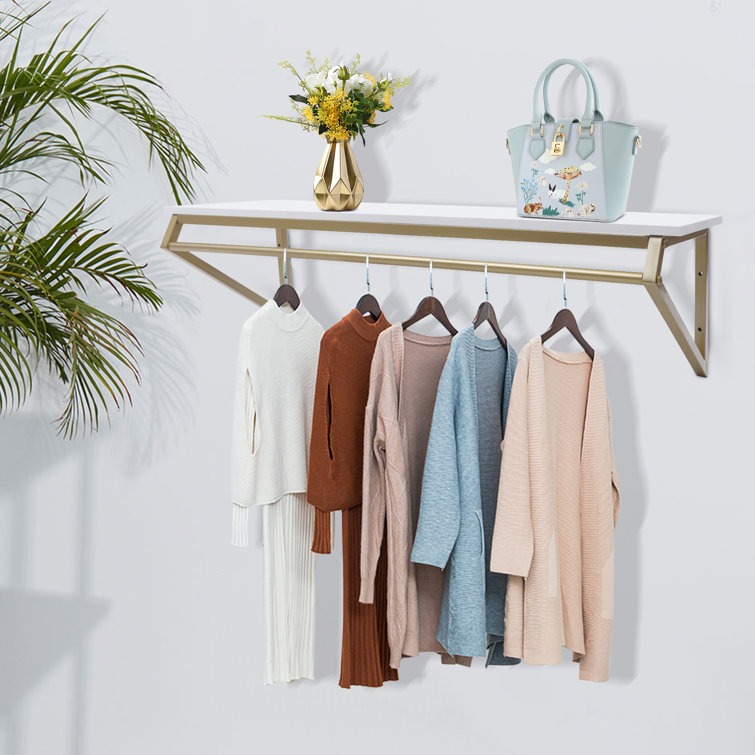 Rose Gold Strong Durable Metal Clothes Hangers For Garment