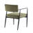 Xzavier Mid-Century Modern Upholstered Dining Armchair With Iron Frame-1734679153