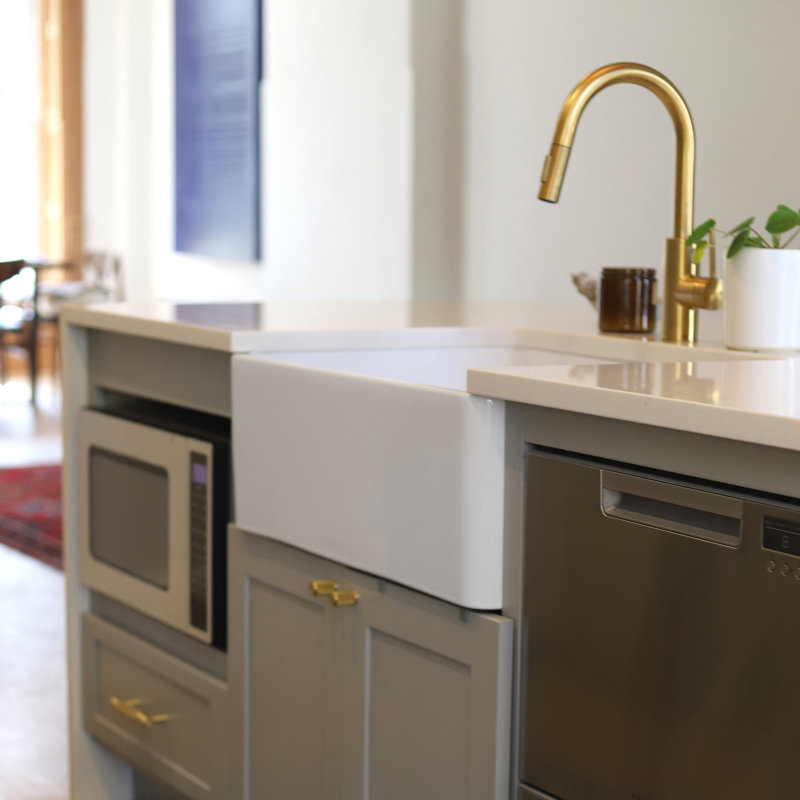33'' L Single Basin Kitchen Sink