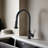 Pull Down Kitchen Faucet With Sprayer-111235208
