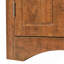 Armoire de rangement triangulaire brune avec tablettes réglables et armoire de plancher autoportante pour la cuisine domestique-183184065