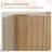 31.6" Fluted Door Shoe Cabinet, 5-Tier Entryway Storage Bench with Adjustable Shelves-234608848-221428762