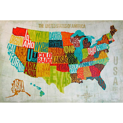 " Map Of USA "