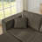 Ultra-comfy Modern Sofas, Foam Modular For Compact Spaces, Minimalist Brown Sofa