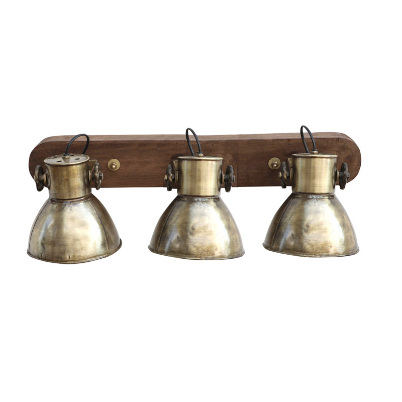 Anatasia Solid Wood Spotlight, Vintage Gold