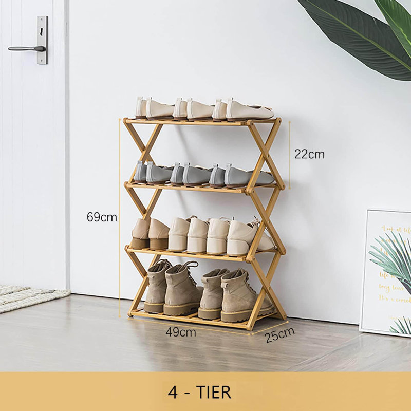 8 Pair Shoe Rack