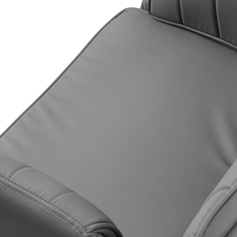 Height-Adjustable Reclining Swivel Office Chair with Castors