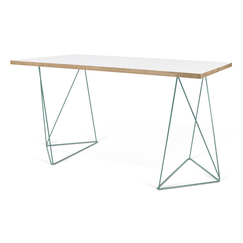 Cuyuna Writing Desk, White, Green