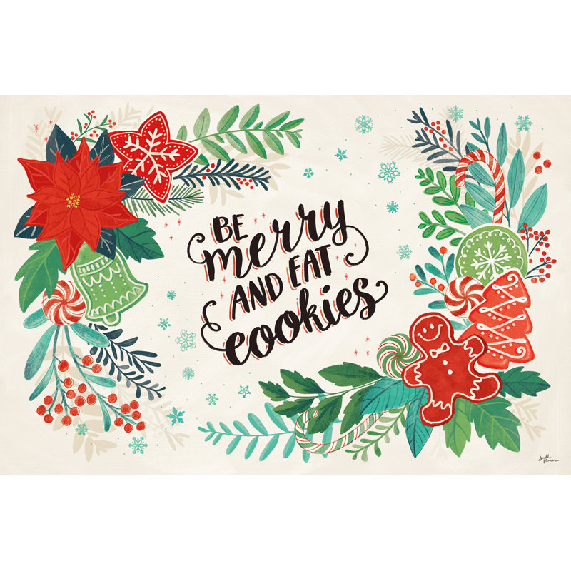 «Sweet Christmas V» par Janelle Penner, reproduction sur toile tendue, H 8 po x l 12 po, Toile encadrée flottée blanche, Non