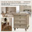 Table de chevet avec plateau coulissant Oberon-125911807-125911809