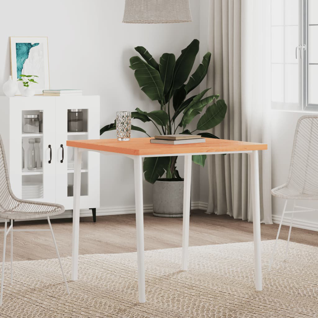 Vidaxl Table Top Square Solid Wood Beech