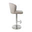 Aymar Upholstered Adjustable Height Counter Stool with Metal Frame-263341003