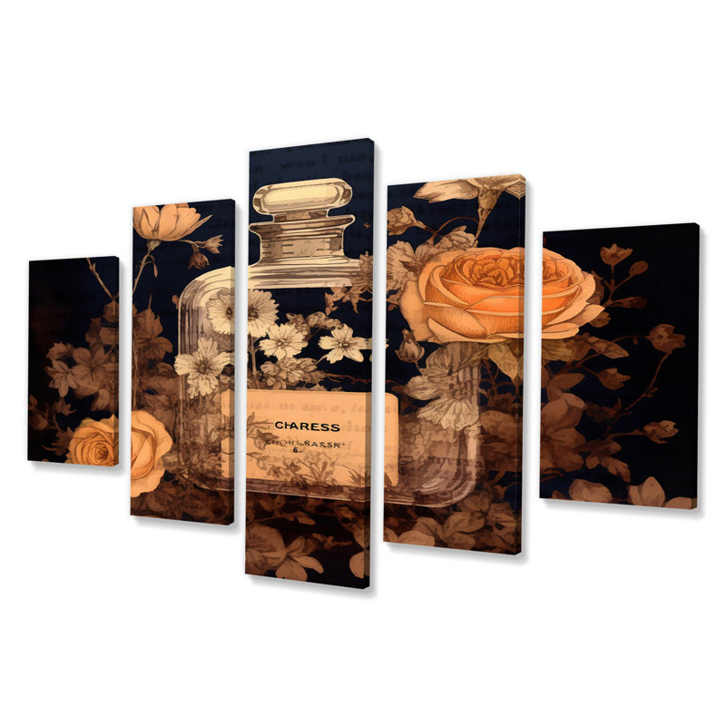 Aldgate - Parfums, reproduction d'art mural - 5 panneaux