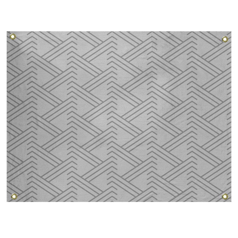 Tapisserie, H 50 po x l 59 po, gris