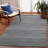 Striped Indoor / Outdoor Rug-1413038103
