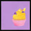 Peach And Blackberry Cupcake Print by Katy Montica-1992871857-1992871856