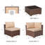 Ensemble de conversation modulaire en rotin 7 pièces avec coussins Algarin-1495845383