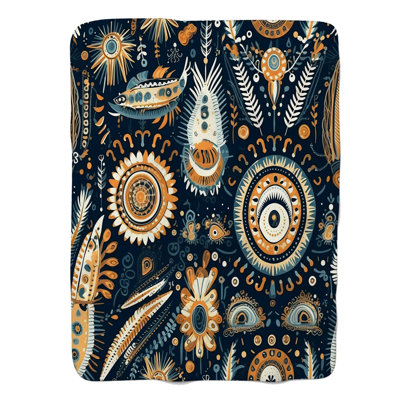 Ikat Vibrance - 1 Piece Premium Blanket