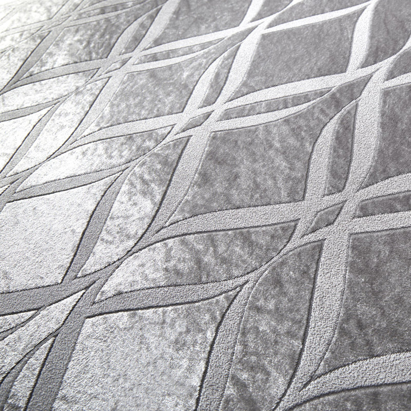 Geometric Rectangular, Silver