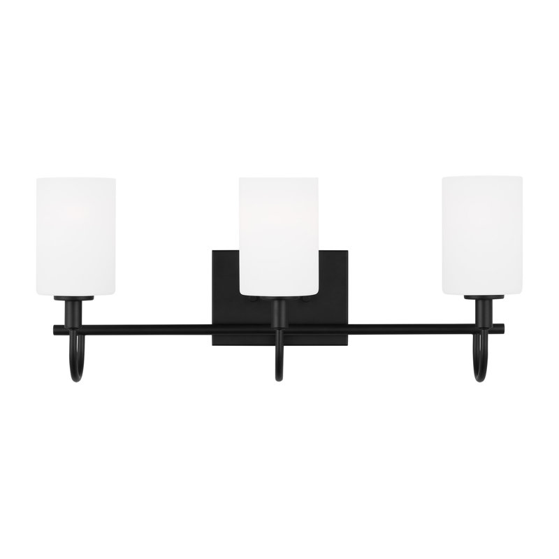 Oak Moore 3 - Light Vanity Light, Midnight Black