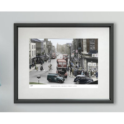 Warrington, Bridge Street C1955 - Single Picture Frame Print