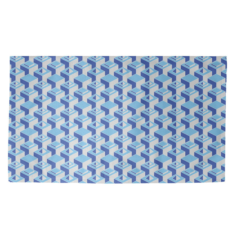 Jordao Geometric Indoor Rug, Rectangle 2' x 3'
