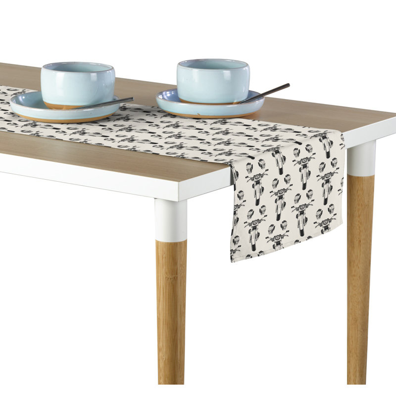 Ehren Geometric Table Runner, 108" x 14"
