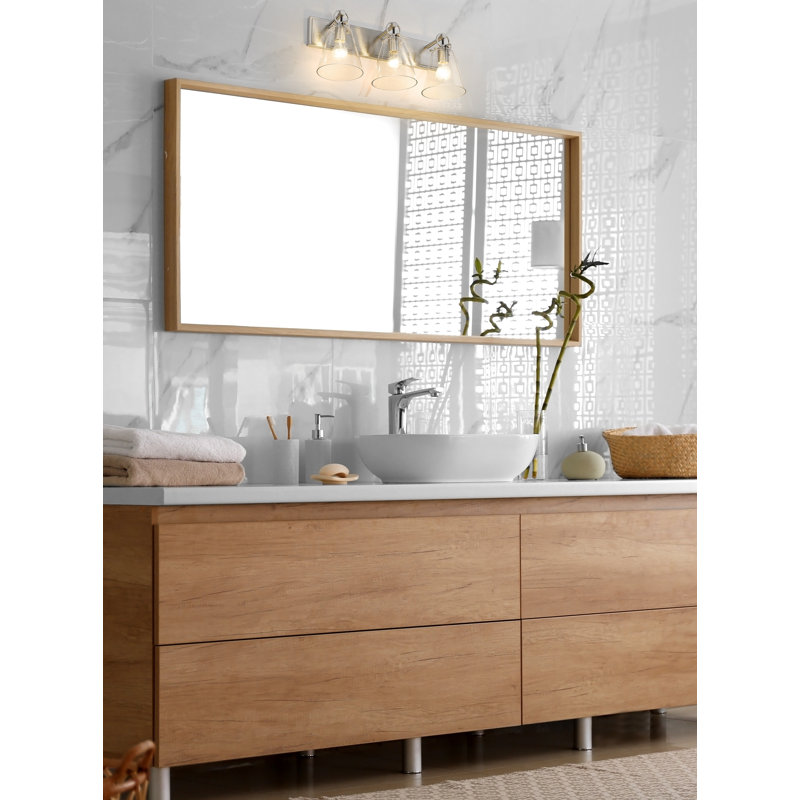 Lefever 3 - Light Dimmable Vanity Light, Brushed Nickel