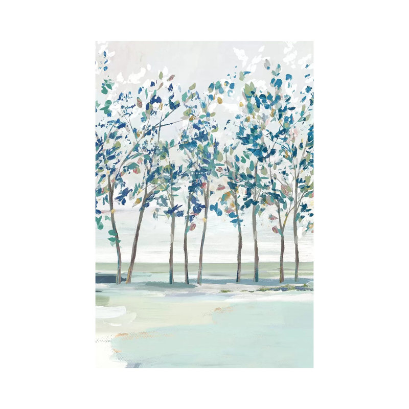 «Blue Ridge I» par Isabelle Z - reproduction d'art, Toile tendue, Aucun mat, H 48 po x l 32 po x P 1,5 po