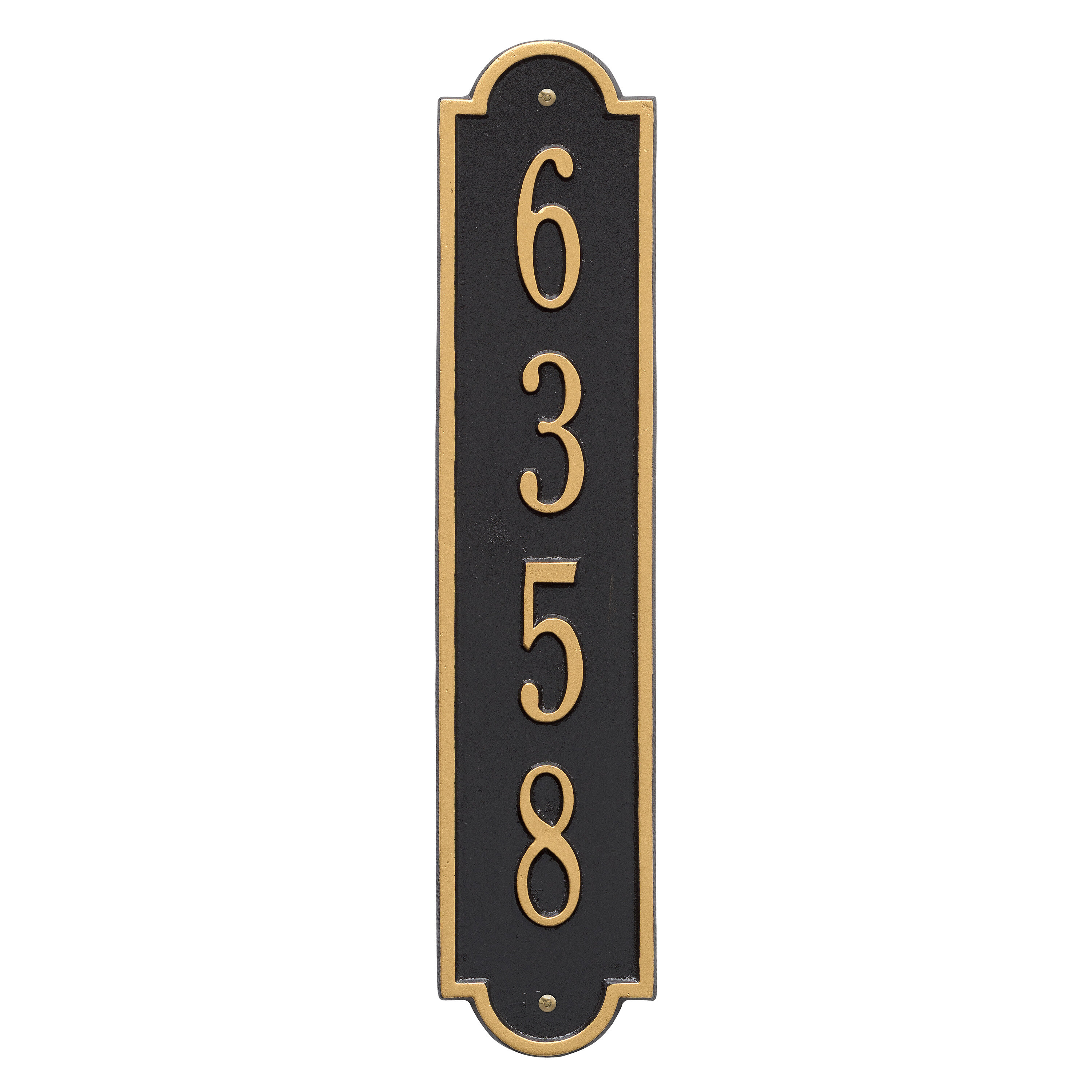 Whitehall Products Richmond 1-Line Wall Address Plaque & Reviews | Perigold